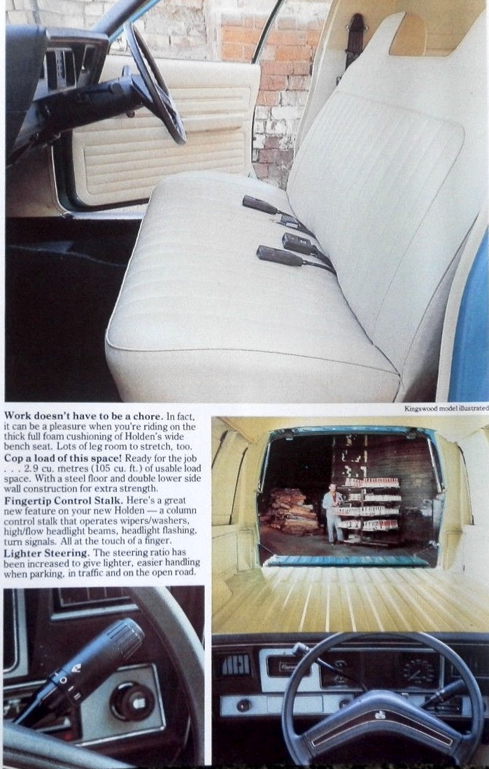 1976 Holden HX Panel-Van Brochure Page 10